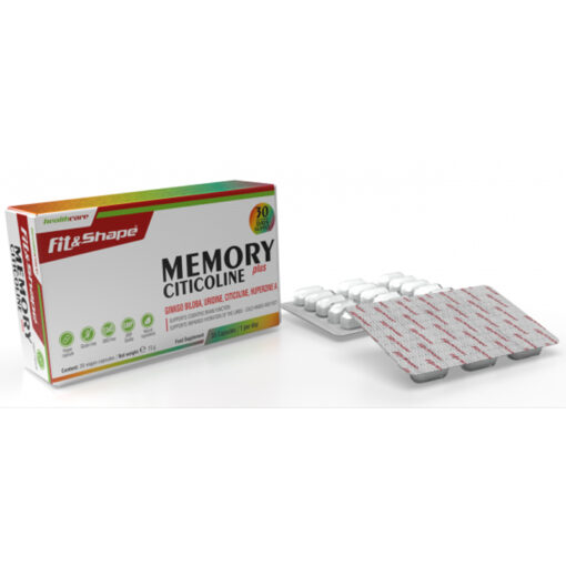 Vegan 30 Κάψουλες Memory Citicoline Plus Fit & Shape