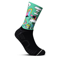 Αθλητικές Κάλτσες Run your feet off 2 – Multicolor Unicorn