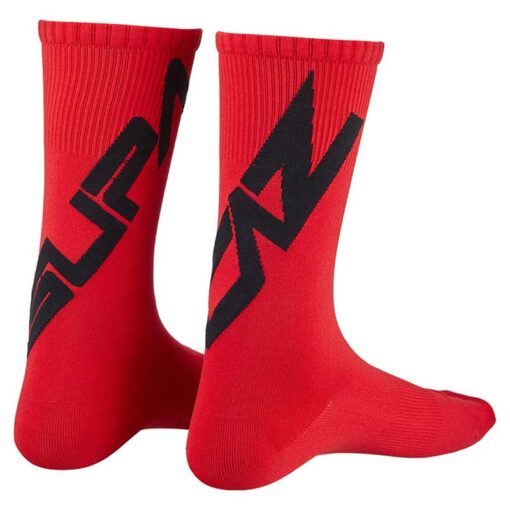 Αθλητικές Κάλτσες Supacaz Supasox Twisted Κόκκινο Μαύρο