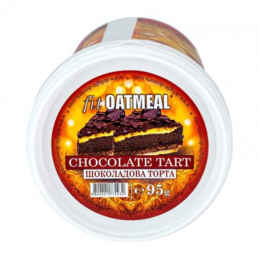 Γεύμα Βρώμης με Πρωτεΐνη fit Oatmeal 95gr της Fit & Shape Dark Chocolate Cake