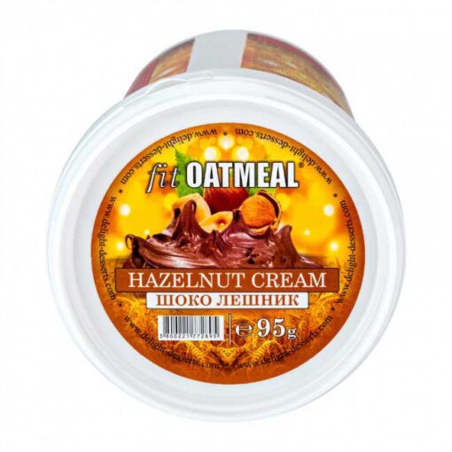 Γεύμα Βρώμης με Πρωτεΐνη fit Oatmeal 95gr της Fit & Shape Hazelnut Chocolate