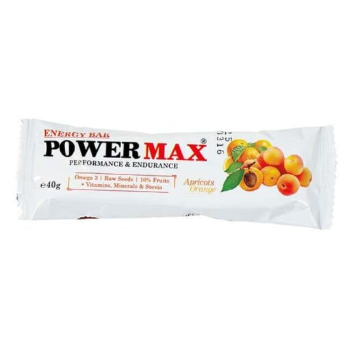 Ενεργειακή Μπάρα POWER MAX ® 40gr της Fit & Shape Apricots Orange