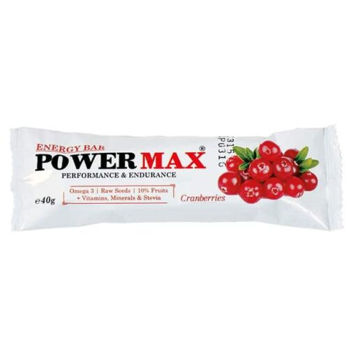 Ενεργειακή Μπάρα POWER MAX ® 40gr της Fit & Shape Cranberries