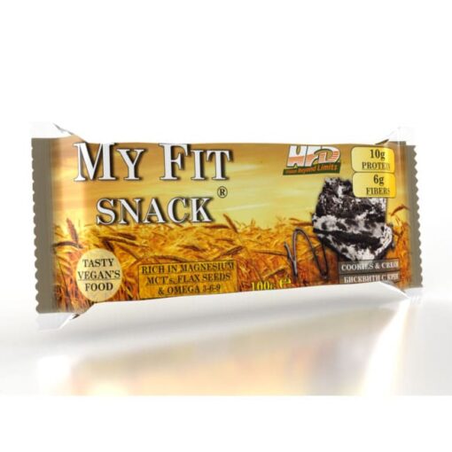 Ενεργειακή Μπάρα Πρωτεΐνης MY FIT SNACK (Flapjack) 100gr της Fit & Shape Cookies and Cream