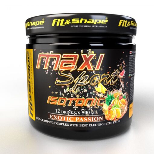 Ενεργειακό Ποτό Maxi Sport® ISOTONIC 420gr της Fit & Shape Exotic Passion