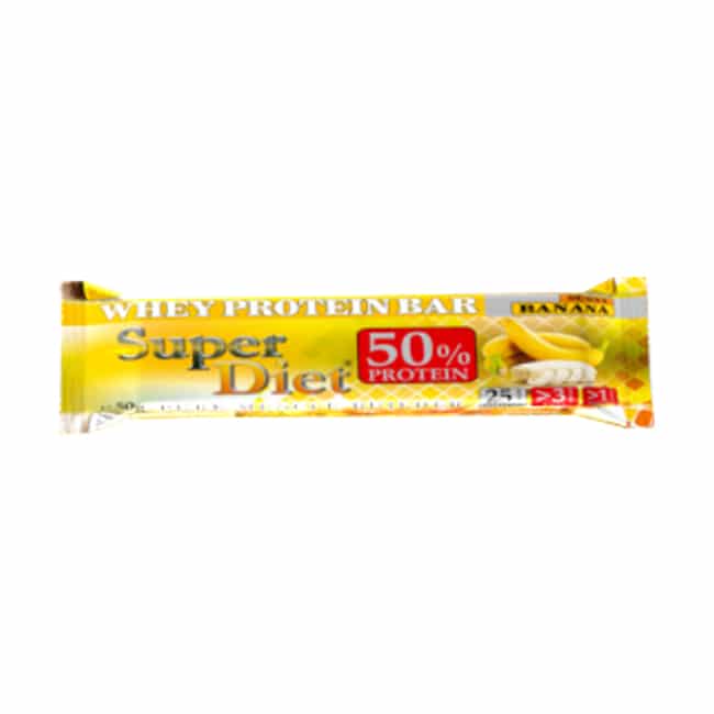 Μπάρα Πρωτεΐνης 50% SUPER DIET® 50gr της Fit & Shape Banana