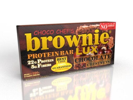 Μπάρα Πρωτεΐνης BROWNIE LUX ® PRO 100gr της Fit & Shape Chocolate Chestnuts