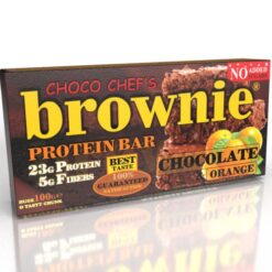 Μπάρα Πρωτεΐνης BROWNIE ® 100gr της Fit & Shape Orange
