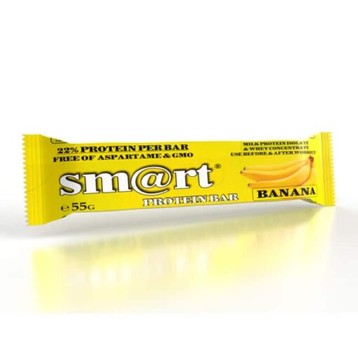 Μπάρα Πρωτεΐνης SM@RT® 55gr της Fit & Shape Banana