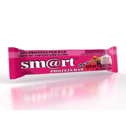 Μπάρα Πρωτεΐνης SM@RT® 55gr της Fit & Shape Red Fruits Yoghurt