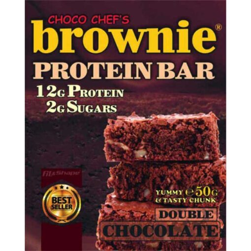 Μπάρα Πρωτεΐνης (Διπλή Σοκολάτα) BROWNIE® 50gr της Fit & Shape