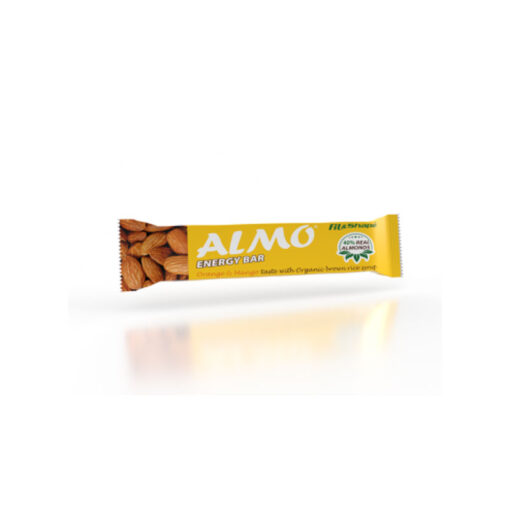 Μπάρες Πρωτεΐνης ALMO® με 40% αμύγδαλα (40g) Πορτοκάλι Μάνγκο