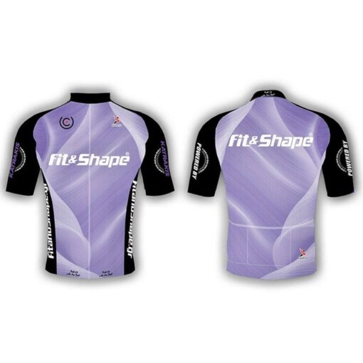Μπλούζα Ποδηλασίας Jersey Rocks Purple