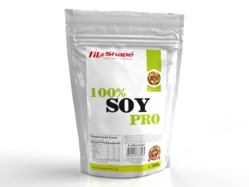 Πρωτεΐνη Σόγιας σε Σκόνη 100% SOY Pro 500gr (Zipper Bag) της Fit & Shape